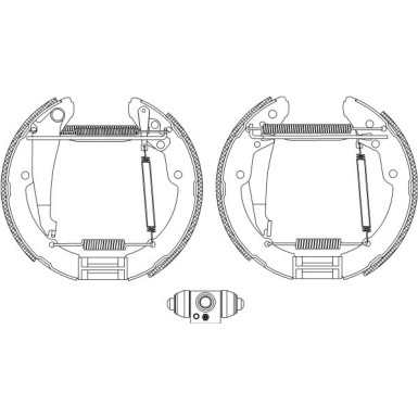 84052402 Bremsbackensatz Shoe Kit Pro