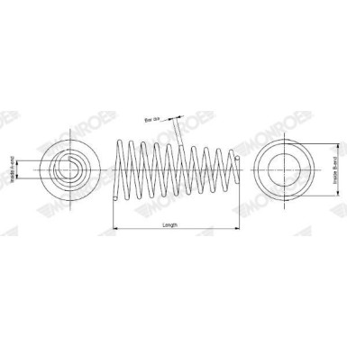 Monroe | Fahrwerksfeder | SP3744 Monroe | Fahrwerksfeder | SP3744