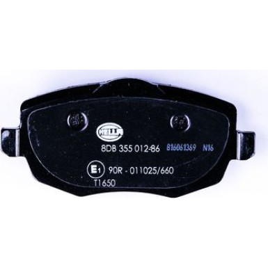 Hella Pagid | Bremsbelagsatz, Scheibenbremse | 8DB 355 012-851