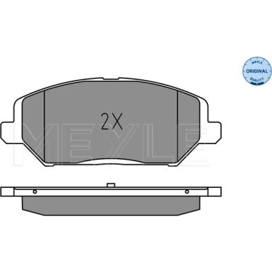 Meyle Bremsbelagsatz, Scheibenbremse MEYLE-ORIGINAL: True to OE 025 228 0420