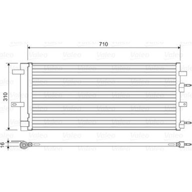 822618 Kondensator, Klimaanlage