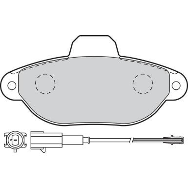 Valeo Bremsbelagsatz, Scheibenbremse ESSENTIAL 302093
