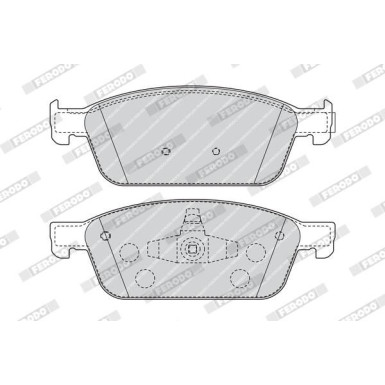 Ferodo | Bremsbelagsatz, Scheibenbremse | FDB4416