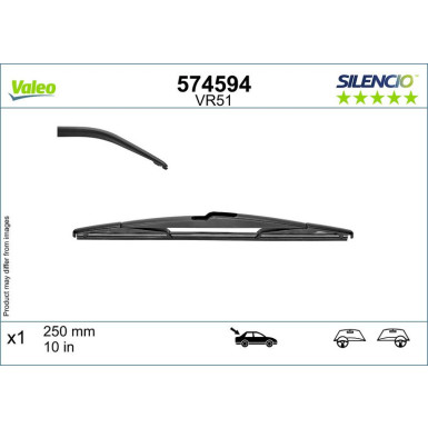 Valeo Wischblatt SILENCIO REAR 574594