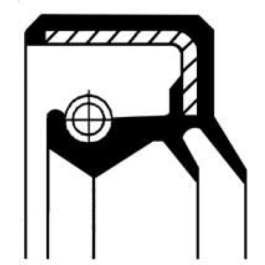 01017572B Wellendichtring, Radnabe