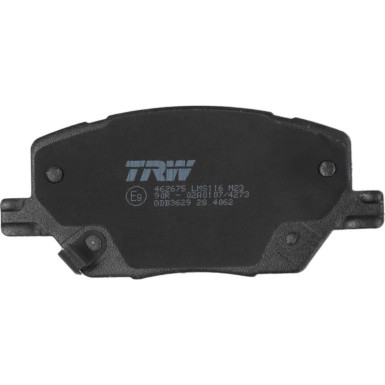 TRW | Bremsbelagsatz, Scheibenbremse | GDB3629