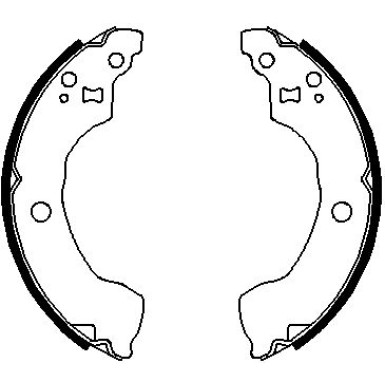 0 986 487 691 Bremsbackensatz