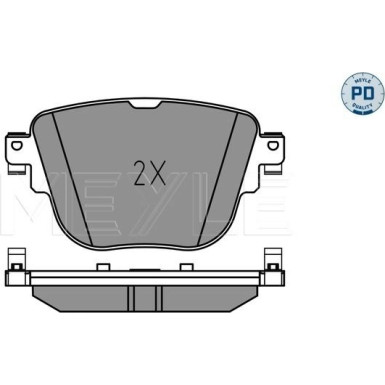 Meyle Bremsbelagsatz, Scheibenbremse MEYLE-PD: Advanced performance and design 025 227 9217/PD