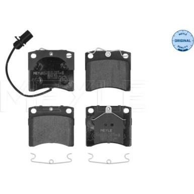 025 231 7618/W Bremsbelagsatz, Scheibenbremse MEYLE-ORIGINAL: True to OE.
