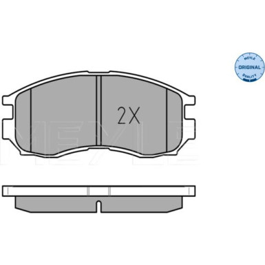 025 216 4716/W Bremsbelagsatz, Scheibenbremse MEYLE-ORIGINAL: True to OE.