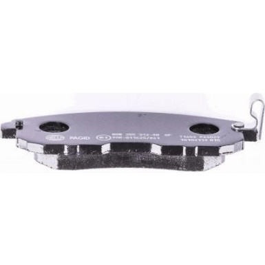 Hella Pagid | Bremsbelagsatz, Scheibenbremse | 8DB 355 012-901