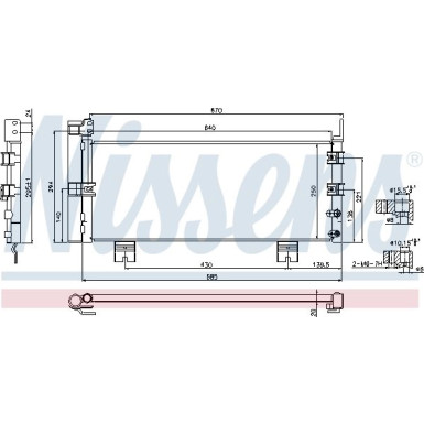 940450 Kondensator, Klimaanlage