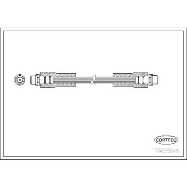 Corteco | Bremsschlauch | 19025845