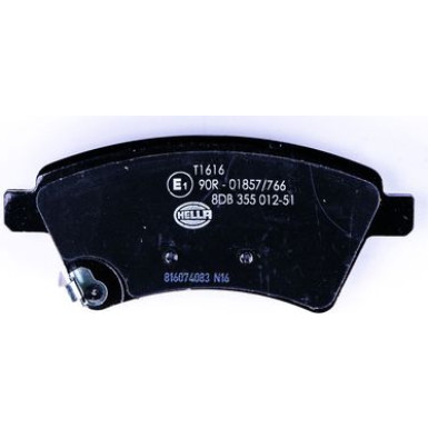 Hella Pagid | Bremsbelagsatz, Scheibenbremse | 8DB 355 012-511