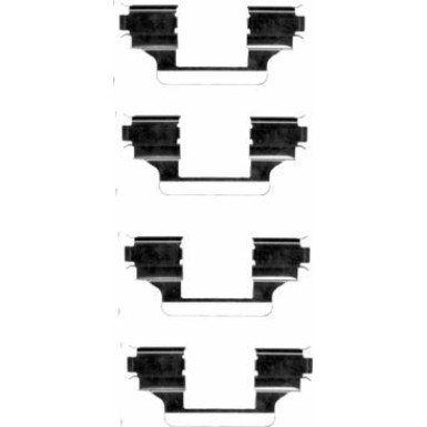 8DZ 355 203-591 Zubehörsatz, Scheibenbremsbelag