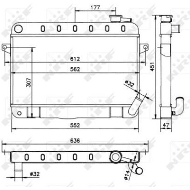 52162 Kühler, Motorkühlung