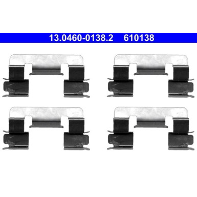 13.0460-0138.2 Zubehörsatz, Scheibenbremsbelag