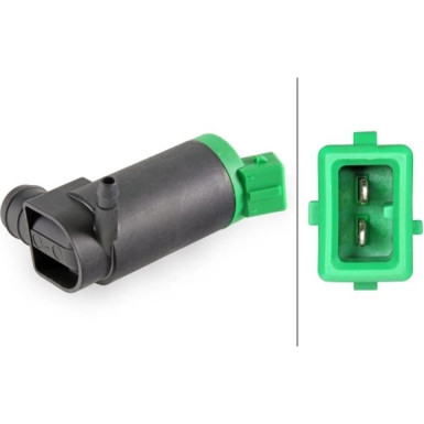 Hella | Waschwasserpumpe, Scheibenreinigung | 8TW 006 848-071