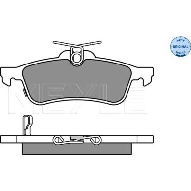 Meyle Bremsbelagsatz, Scheibenbremse MEYLE-ORIGINAL: True to OE 025 245 7415/W