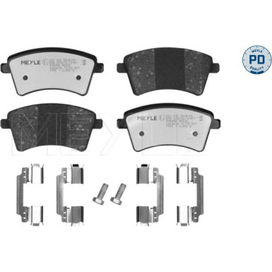 Meyle Bremsbelagsatz, Scheibenbremse MEYLE-PD: Advanced performance and design 025 246 9318/PD