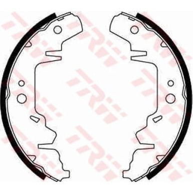 GS8643 Bremsbackensatz GS8643 Bremsbackensatz