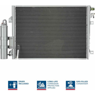 Nissens | Kondensator, Klimaanlage | 94439