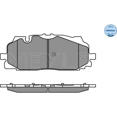 Meyle Bremsbelagsatz, Scheibenbremse MEYLE-ORIGINAL: True to OE 025 258 6117 Meyle Bremsbelagsatz, Scheibenbremse MEYLE-ORIGINAL: True to OE 025 258 6117