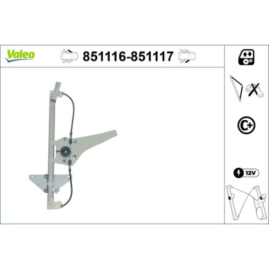 Valeo | Fensterheber | 851116