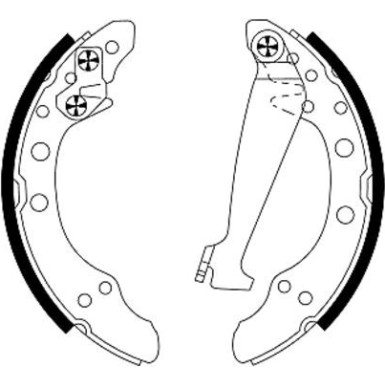 91044700 Bremsbackensatz