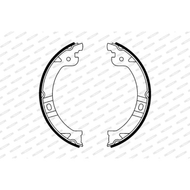 Ferodo | Bremsbackensatz, Feststellbremse | FSB597