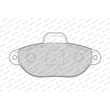 Ferodo | Bremsbelagsatz, Scheibenbremse | FDB1630