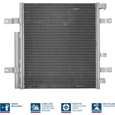 940094 Kondensator, Klimaanlage ** FIRST FIT **