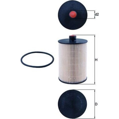 KX 217D Kraftstofffilter