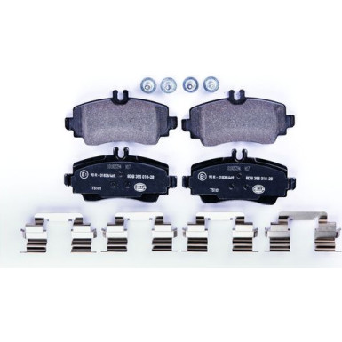 Hella Pagid | Bremsbelagsatz, Scheibenbremse | 8DB 355 018-281 Hella Pagid | Bremsbelagsatz, Scheibenbremse | 8DB 355 018-281
