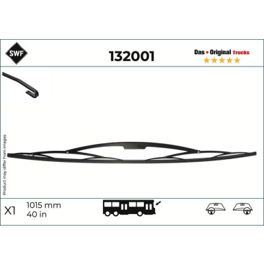 SWF Wischblatt Scheibenwischer DAS ORIGINAL TRUCKS 132001