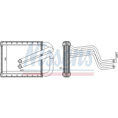 77536 Wärmetauscher, Innenraumheizung