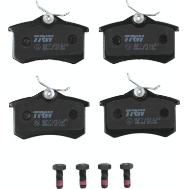 TRW | Bremsbelagsatz, Scheibenbremse | GDB1504