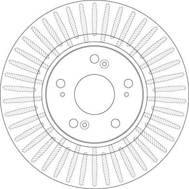 Bremsscheibe TRW SINGLE DF6432S
