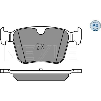 025 221 4116/PD Bremsbelagsatz, Scheibenbremse MEYLE-PD: Advanced performance and design.