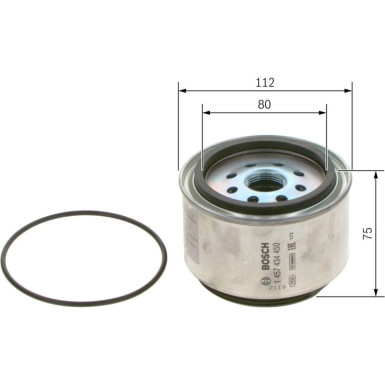 1 457 434 450 Kraftstofffilter