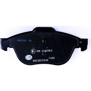 Hella | Bremsbelagsatz, Scheibenbremse | 8DB 355 013-241