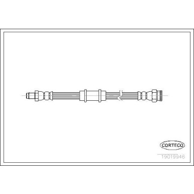 Corteco | Bremsschlauch | 19019946