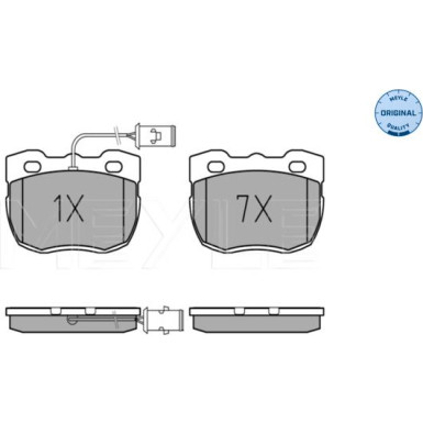 Meyle | Bremsbelagsatz, Scheibenbremse | 025 214 5918/W Meyle | Bremsbelagsatz, Scheibenbremse | 025 214 5918/W