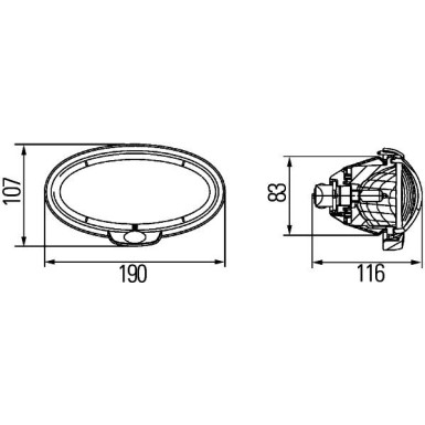 1GB 996 186-061 Arbeitsscheinwerfer