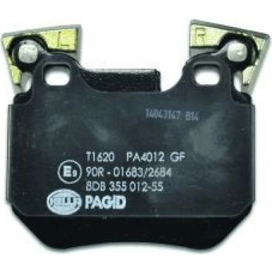 Hella Pagid | Bremsbelagsatz, Scheibenbremse | 8DB 355 012-551