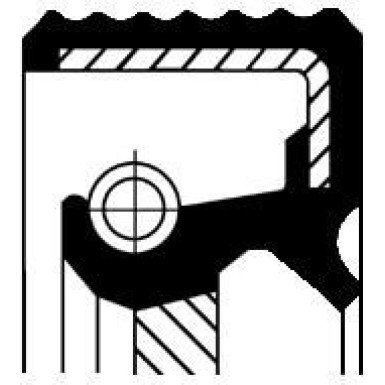 Corteco | Wellendichtring, Differential | 01036511B