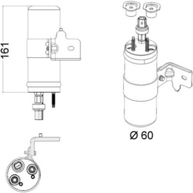 Mahle | Trockner, Klimaanlage | AD 5 000P