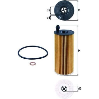 OX 404D Ölfilter OX 404D Ölfilter