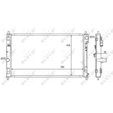 59089 Kühler, Motorkühlung 59089 Kühler, Motorkühlung