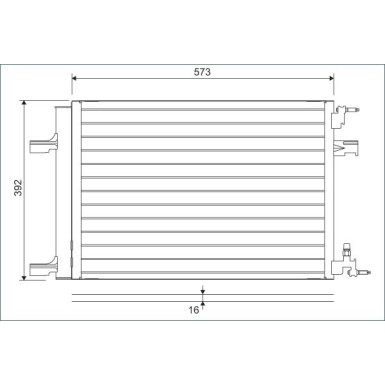 814201 Kondensator, Klimaanlage 814201 Kondensator, Klimaanlage